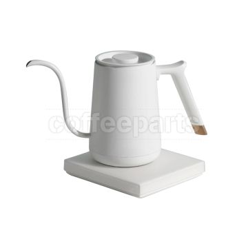 Timemore Smart Electric Gooseneck Kettle: 600ml White - 600ml capacity ideal for pour over coffee or tea.