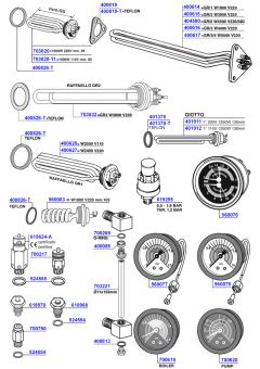 ECM - Elements, boiler components and gauges