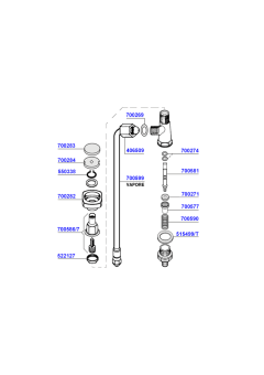 Gaggia - Steam and hot water valves 2