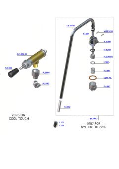 La Marzocco - GS3 Steam and Hot Water Valve 110v Model