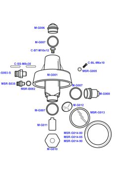 Kees Mirage Group Without Preinfusion Cylinder 
