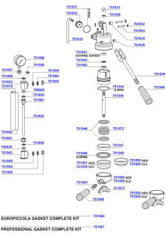 Europiccolo group head and sight glass