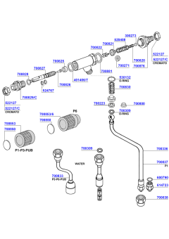 Pavoni - Steam and hot water valves