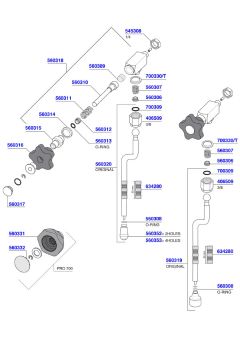 Profitec - PRO 500, 700 & 800 Steam Valve 