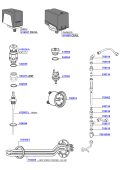 VA - Elements and boiler components