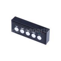 Touch Pad "Gicar" 5 Chromed Buttons - 1LED Vbm 8 Pin (9.9.07.92g)