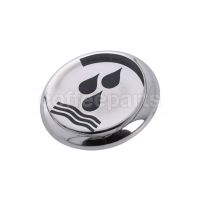 Chromed Water Valve Knob Cap
