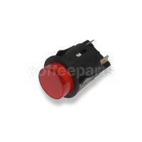 Red Pilot Lamp Bi-Polar Switch - 250V -16A - HOLE Ø 25mm