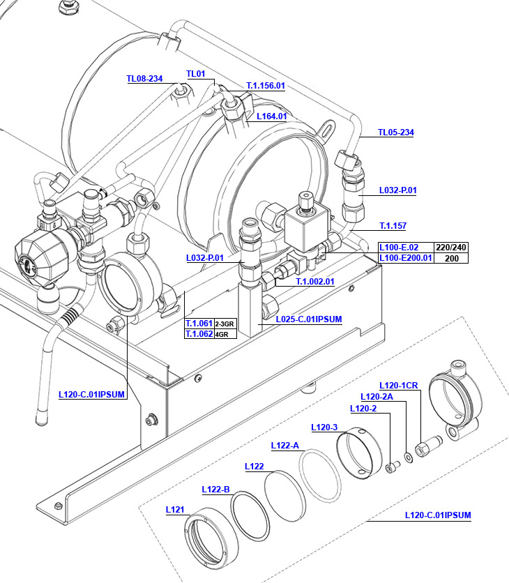 La Marzocco - PB Hydraulic Assembly 2