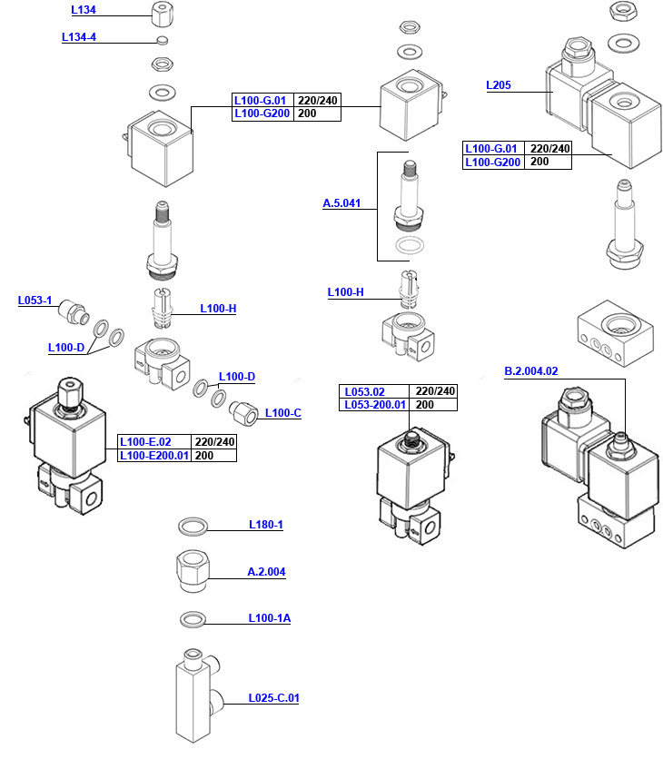 La Marzocco - PB Solenoid Valves