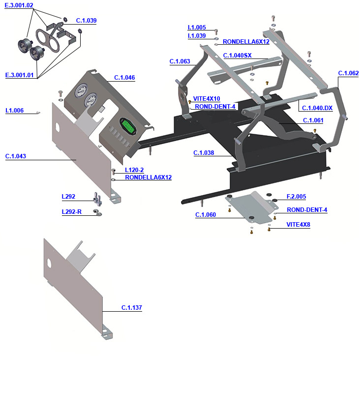 La Marzocco - GS3 Body and Gauges