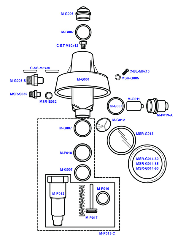 Kees Mirage Group With Progressive Preinfusion Cylinder Ppic