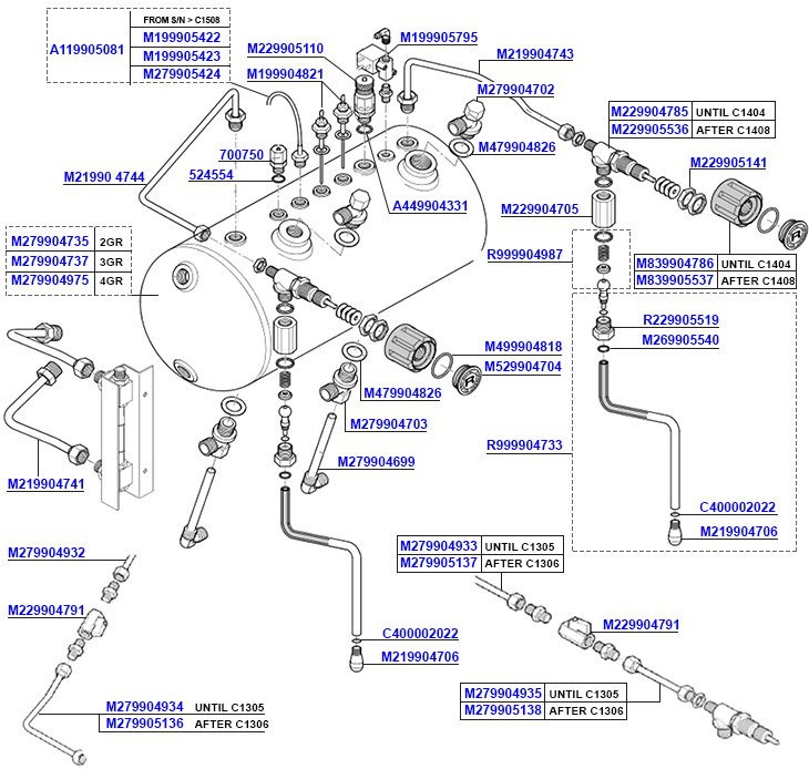 Rocket RE A Boiler and Steam Valve Assembly